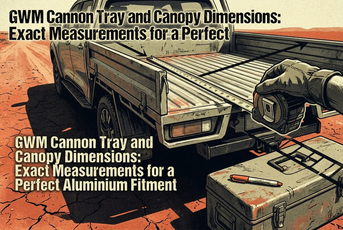 Professional header image for industry analysis: GWM Cannon Tray and Canopy Dimensions: Exact Measurements...