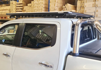Aluminium Roof Platform for NISSAN NAVARA (Without General Rails)– Detail Shot