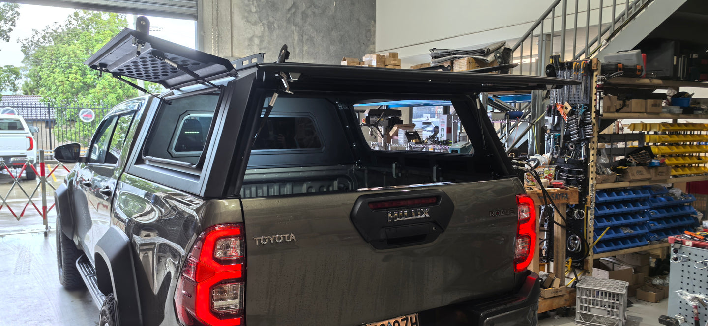 Aluminum Tub Canopy (without side expansion) For Toyota Hilux (MY17-MY26) - Product image 4