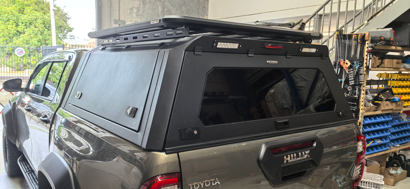 Aluminum Tub Canopy (without side expansion) For Toyota Hilux (MY17-MY26) - Product image 3