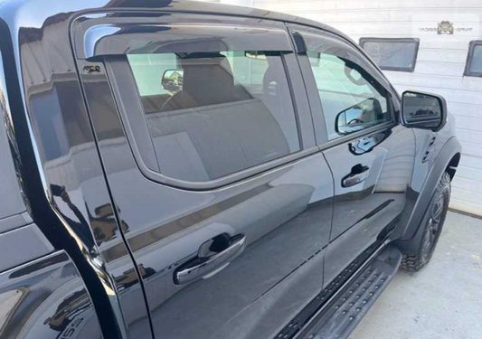 Premium window visors weather shields For Ford Ranger (MY22-MY24)