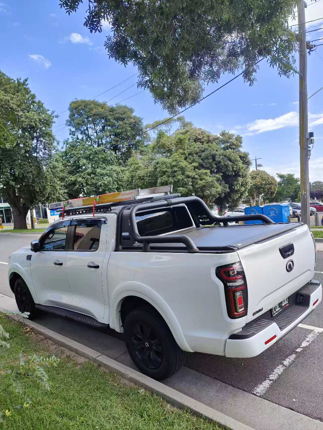 Aluminium Roof Platform for GWM CANNON (For basic model)– Rear View